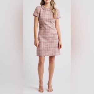 Eliza J Pink Tweed Dress size 4